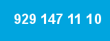 929 147 11 10